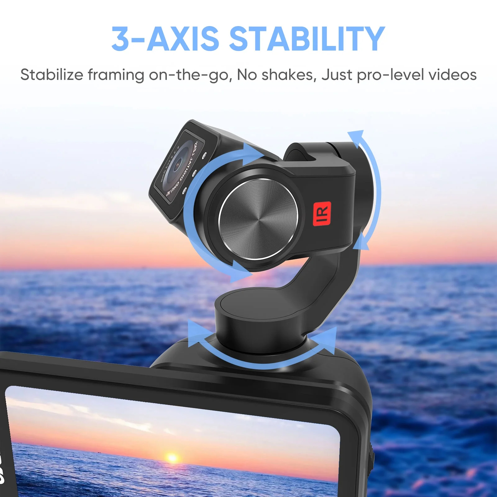 ORDRO M5 Video Camera Vlogging Camcorder 5K 3-Axis Stabilization Handheld Camera for Photography