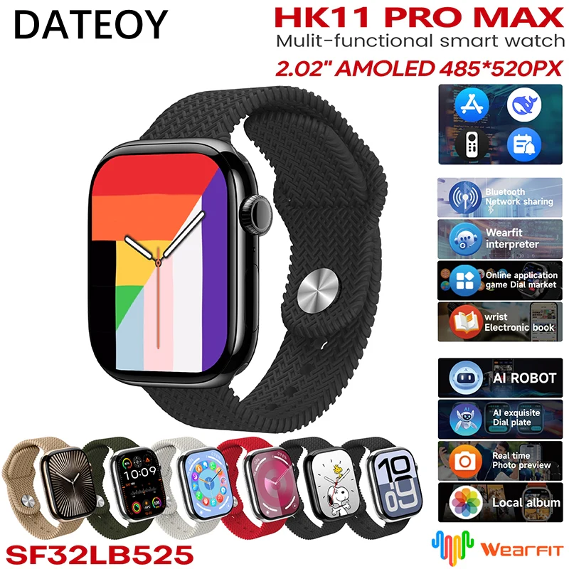 DATEOY HK11 Pro Max GEN 2 AI Smartwatch – 2.02 DATEOY HK11 Pro Max GEN 2 AI Smartwatch – 2.02