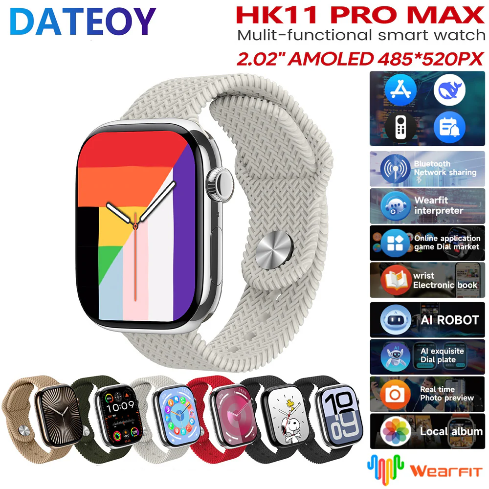 DATEOY HK11 Pro Max GEN 2 AI Smartwatch – 2.02 DATEOY HK11 Pro Max GEN 2 AI Smartwatch – 2.02
